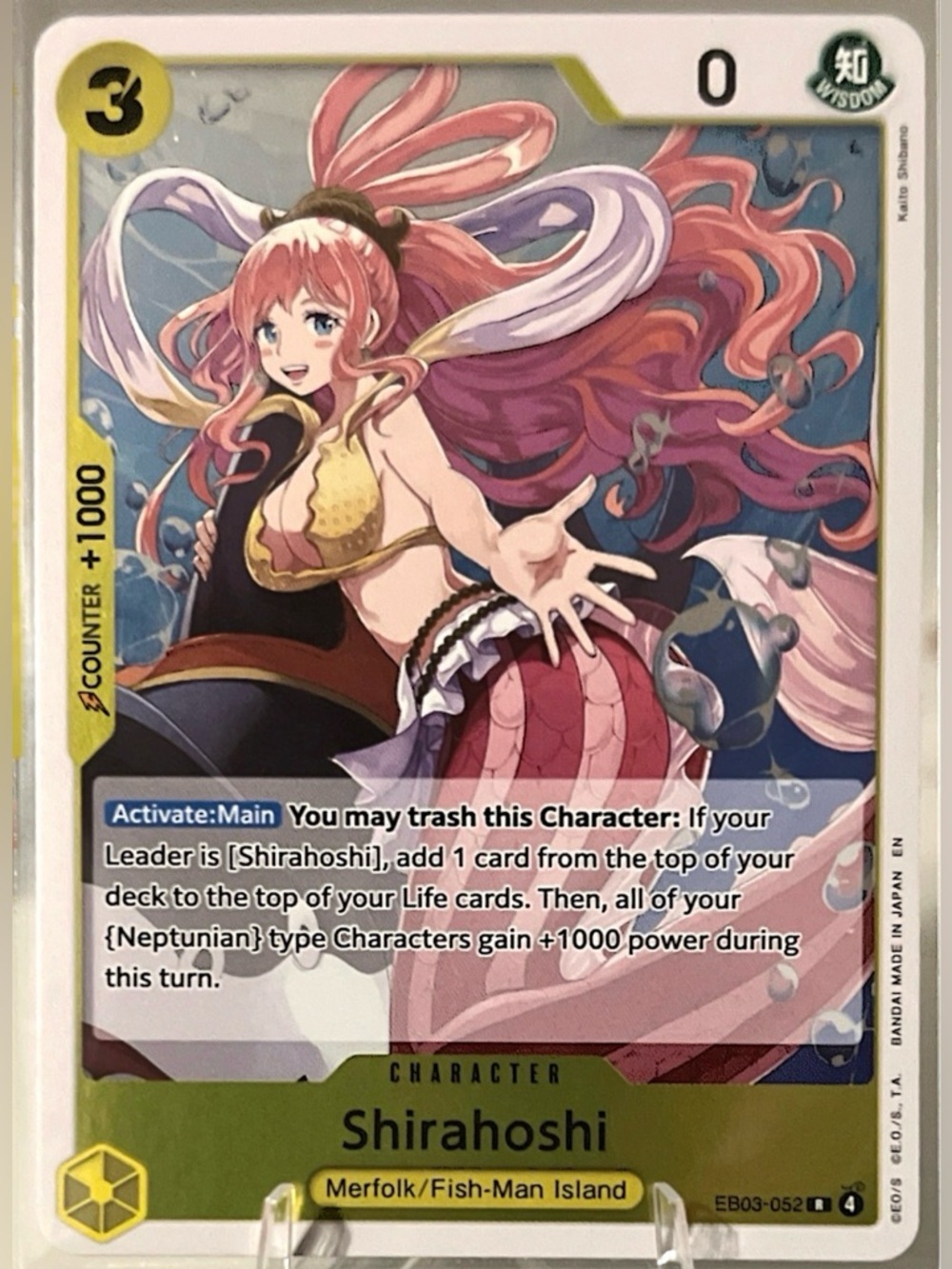 One Piece TCG: Heroines Edition - SHIRAHOSHI EB03 - 052 NM